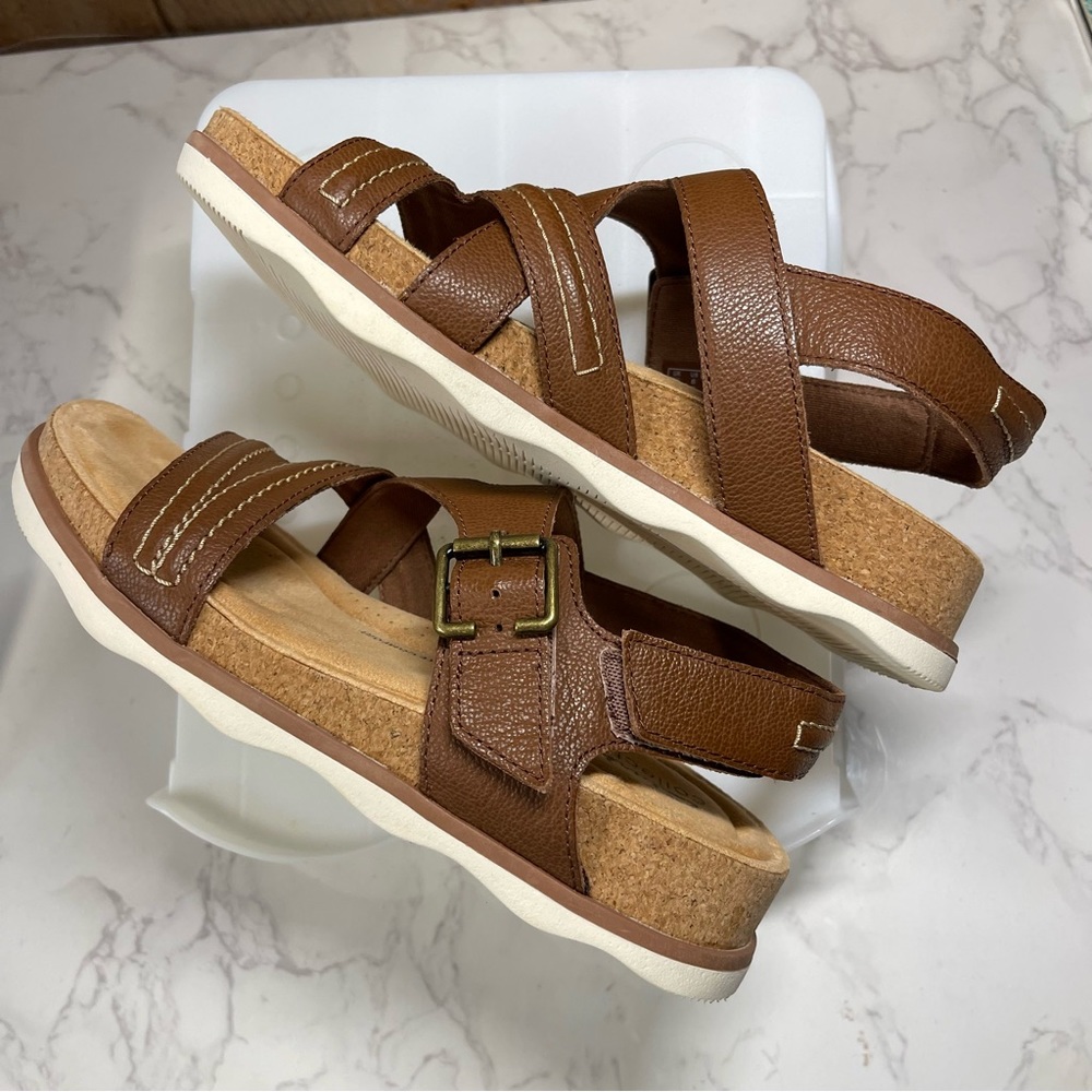 Clarks Collection, Adjuststable Sandals Brynn Ste… - image 4
